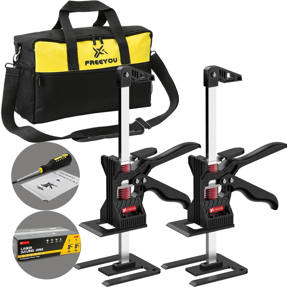 Labor Saving Arm Jack 2-Pack Multi-Function Height Adjustment Device 13"; Portab