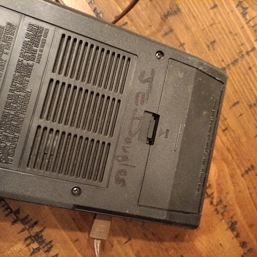 Vtg GE 3-5158 Computer Program Data Recorder Cassette Player Old PC Tested A1