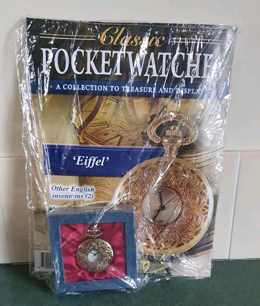 HATCHETTE CLASSIC POCKETWATCHES ISSUE 29 "EIFFEL" SEALED UNOPENED COLLECTABLE