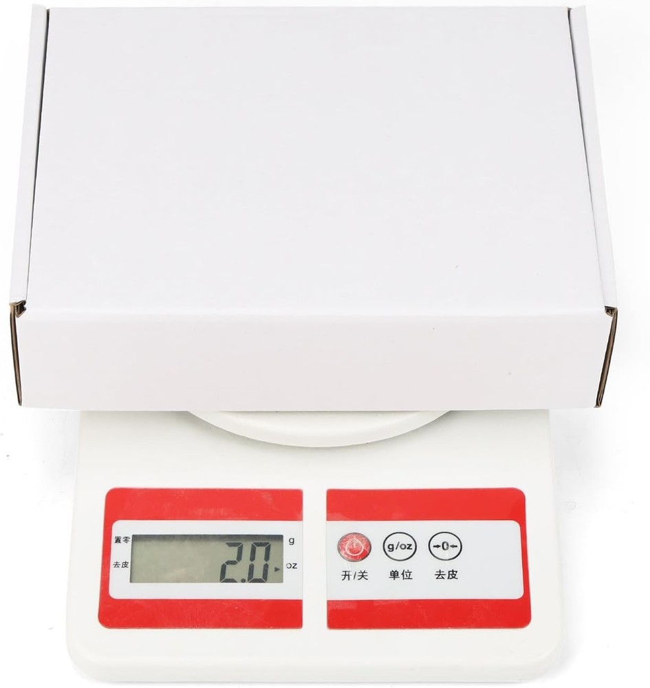 Versatile 8x6x2 Shipping Boxes - White Cardboard Gift & Mailer Packaging