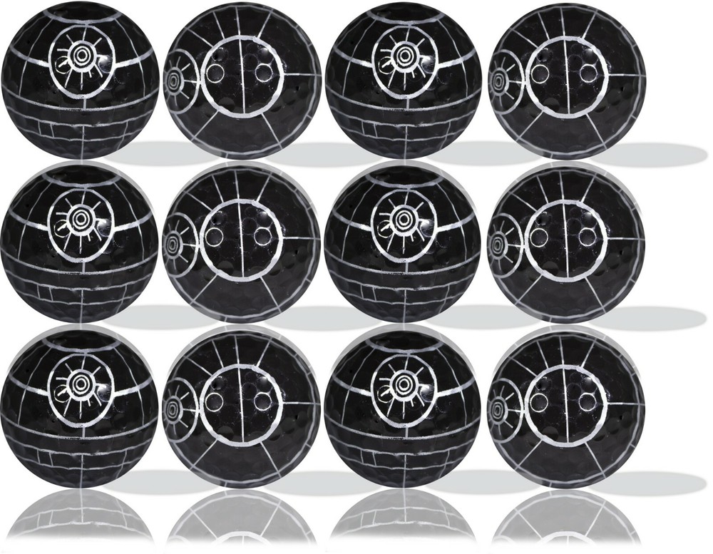 Death Star Golf Balls 12 Pack - Perfect Gift Idea