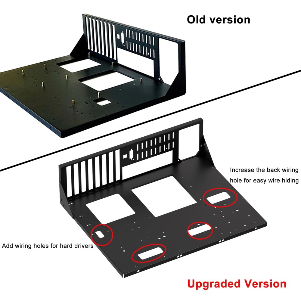 PC Test Bench, Open Air PC Case, ATX Open Frame Computer Chassis, DIY Techben...