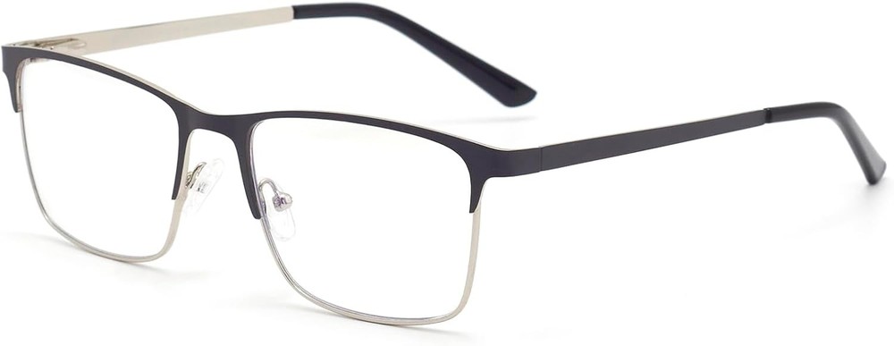 1-Pack Nearsighted Glasses for Distance with Hard Case, Spring Hinge Blue Light
