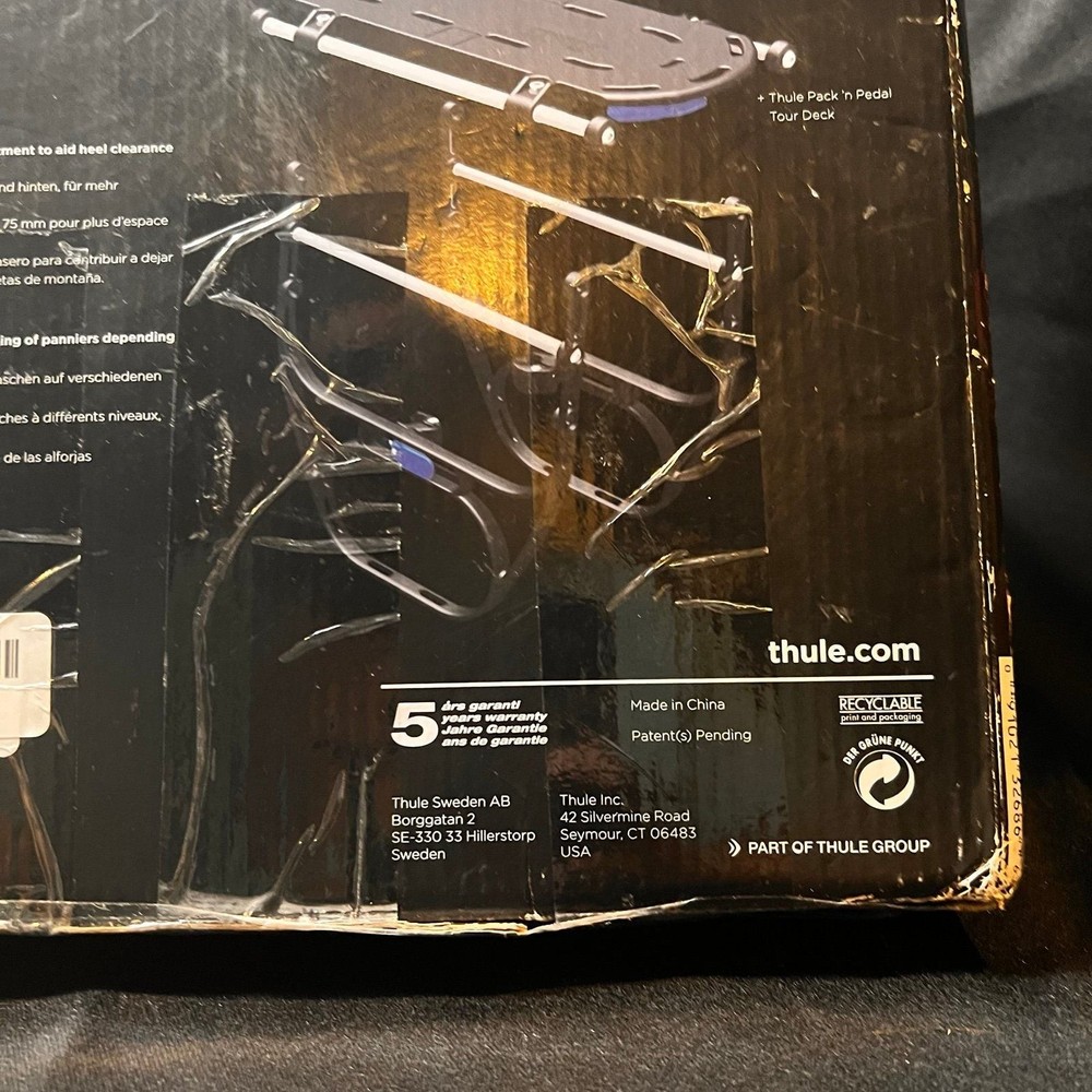 THULE SWEDEN Pack 'n Pedal Side Frames