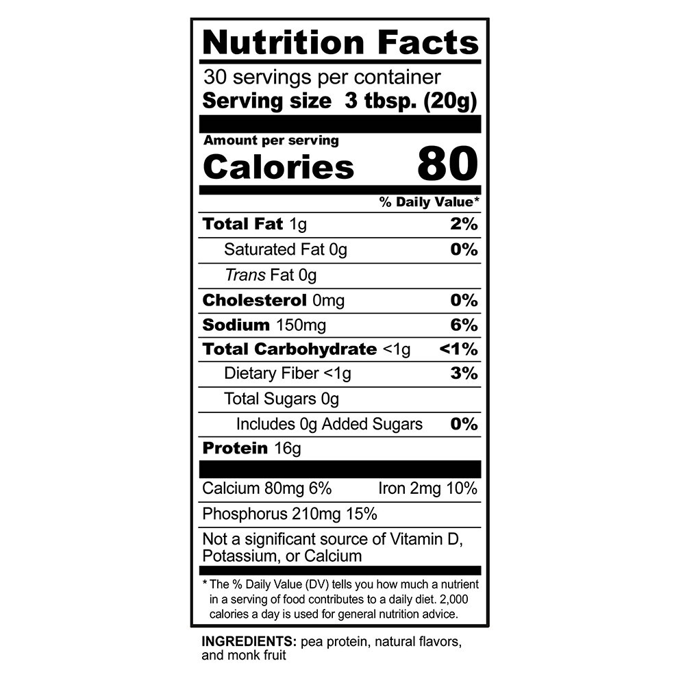 NutriBiotic Pea Protein, Vanilla, 21 Oz