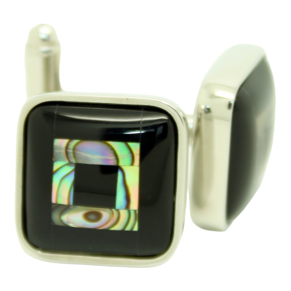 Black Multi Square Cufflinks