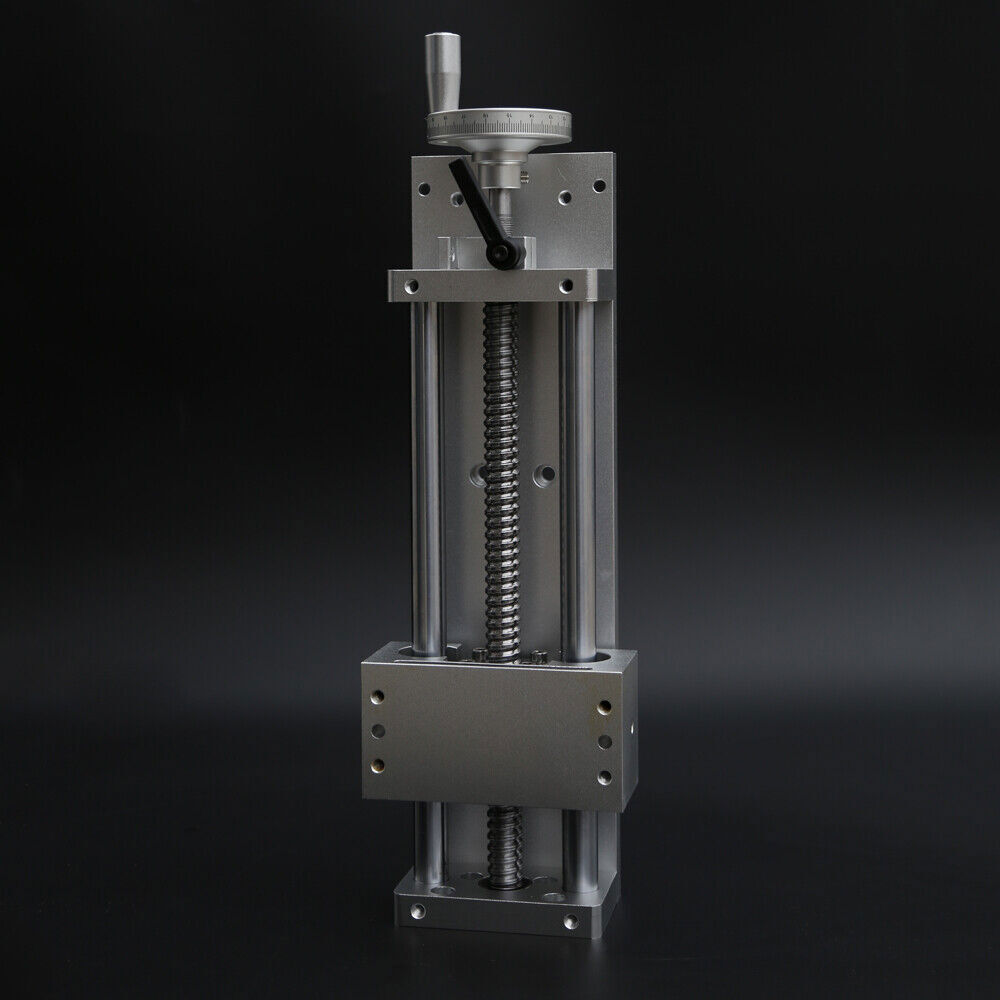 Manual Cross Sliding Table 200MM Linear Rail Slide Stage Actuator Table CNC Mill