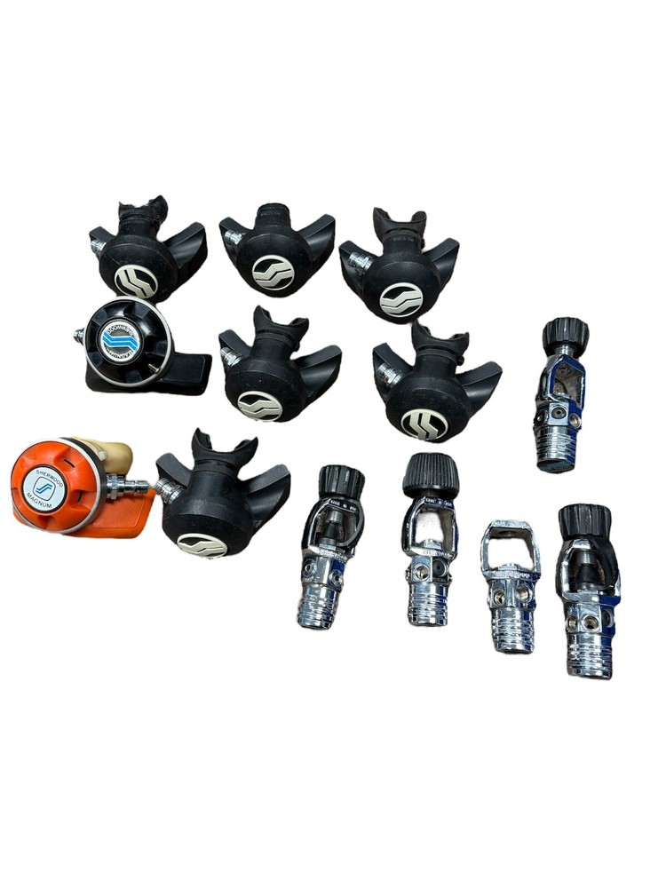 Used SCUBA Regulator lot