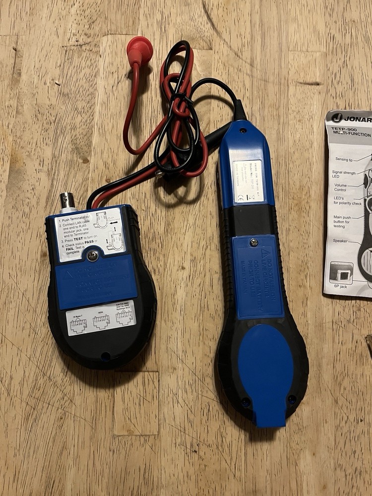 Jonard Tools Tetp-900 Cable Tone Tester Kit