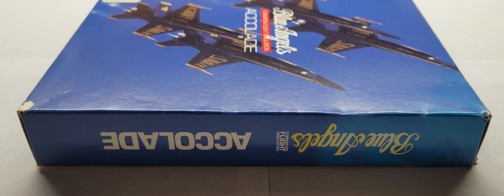 Blue Angels Formation Flight Simulation (PC, 1989, 3.5" Floppy Disc)