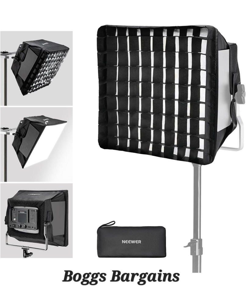NEEWER Upgraded Softbox Diffuser for NL660 RGB660 PRO II LED Video Light Panel