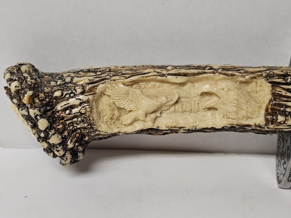 Eagle Decorative Dagger with Matching Eagle & Antler Display Stand