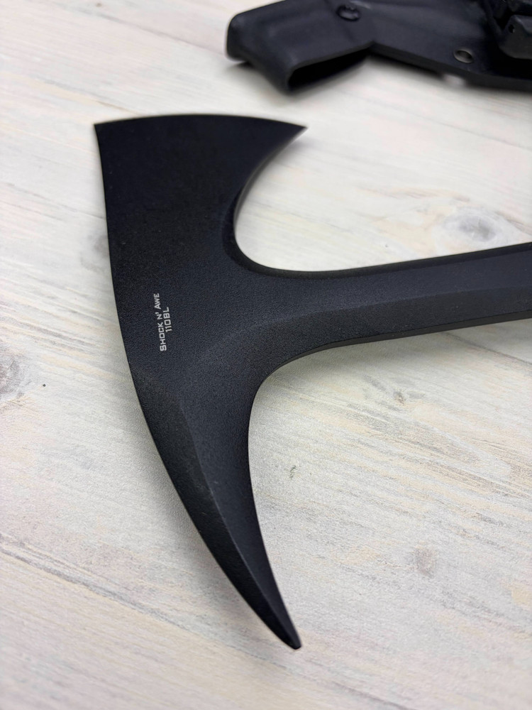Browning Shock N Awe Tomahawk Axe - Black Cord Wrapped Handle + Polymer Sheath
