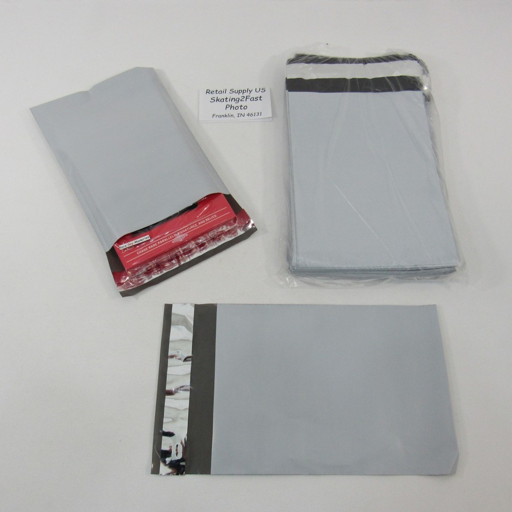Qty. 100 Poly Mailer 5" x 7" Self-Sealing 2 Mil Poly Envelopes (No Padding)