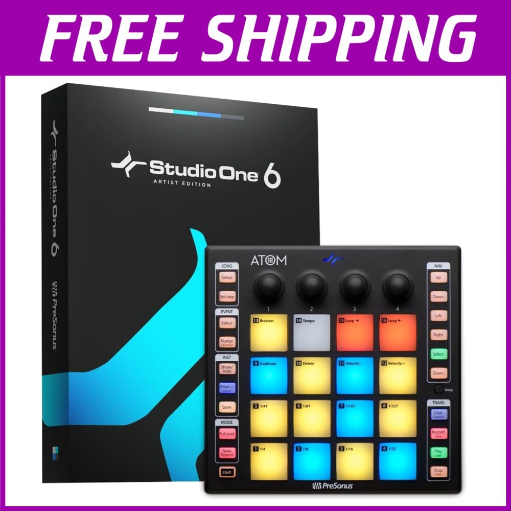 Velocity-Sensitive Pad Controller Studio One Ableton