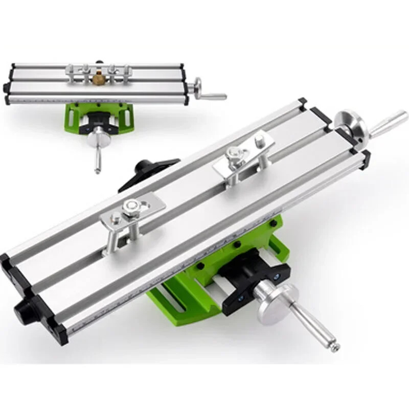 Functional Worktable Bench Drill Vise Fixture Milling Drill Table X and Y-axis