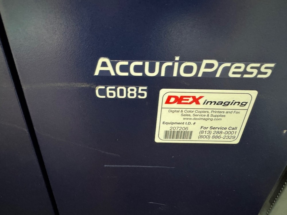 Konica Minolta AccurioPress C6085 Digital Press – Production Ready