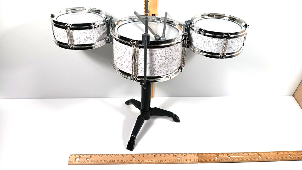 Westminster Desktop Drum Set Silver Color New open Box