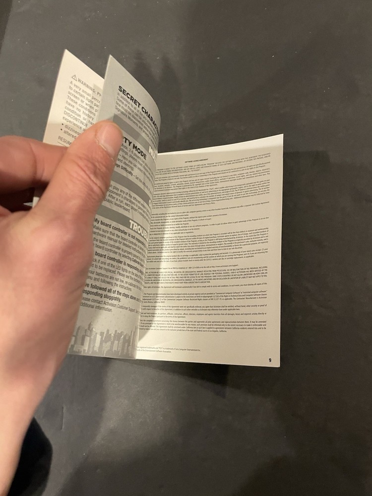 tony hawk shred ps3 Manual Only