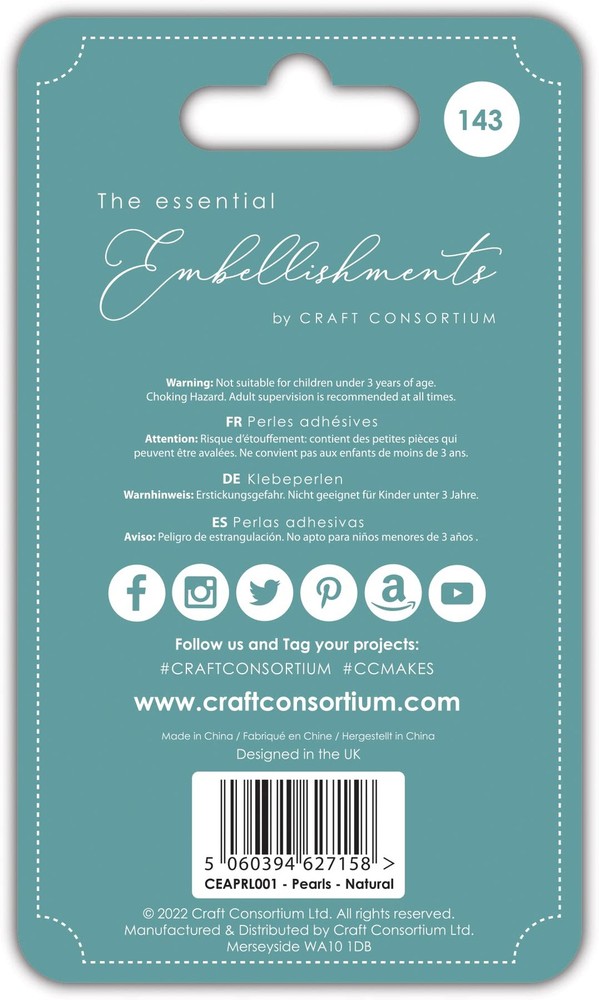 CRAFT CONSORTIUM LTD Adhesive, Natural Pearl