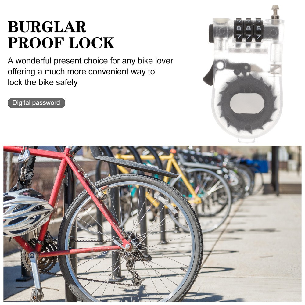 2 Count Anti-theft Board Lock Combination for Snowboard Ski Cable