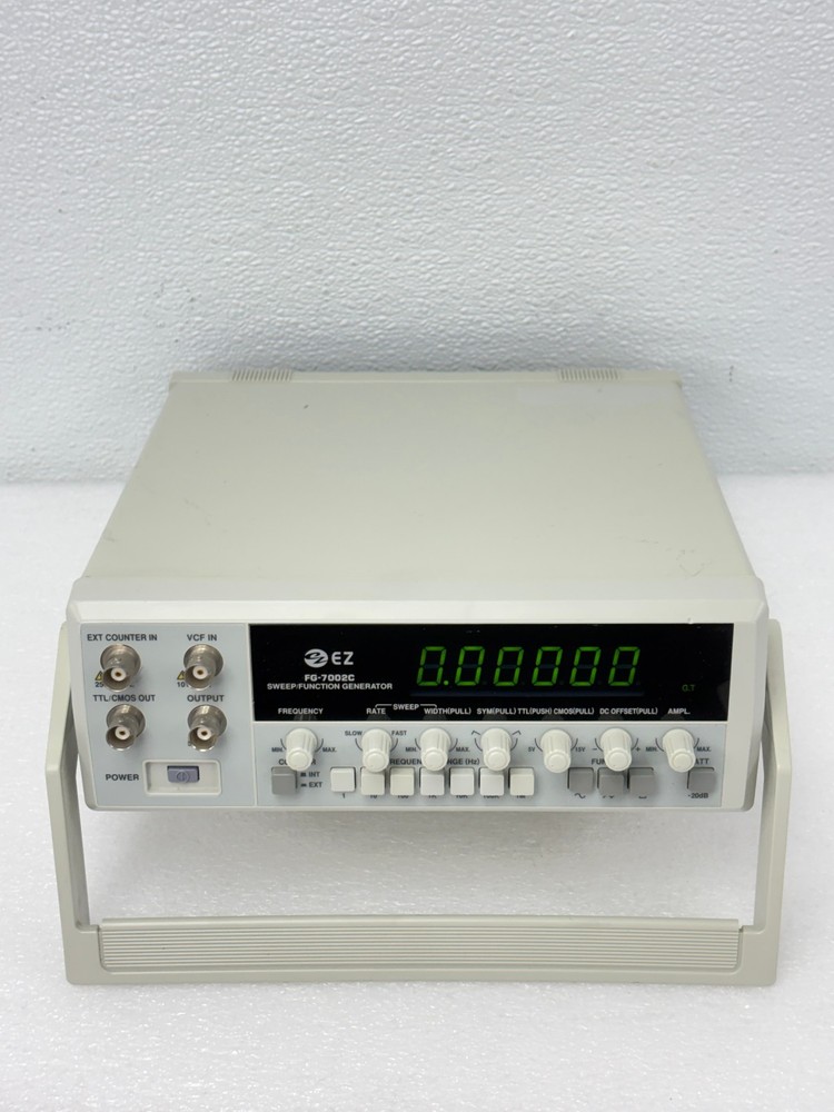 Pre Owned | EZ Digital FG-7002C Sweep/Function Generator - White w/ Power Cord
