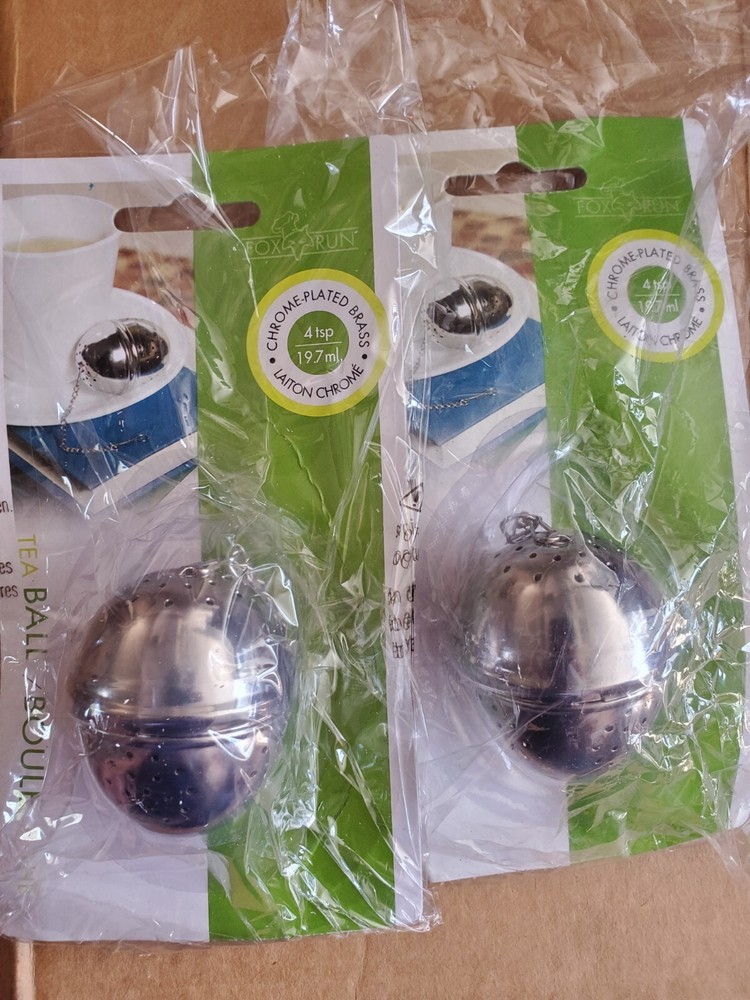 Tea Ball Infuser 2 pack Fox Run NEW