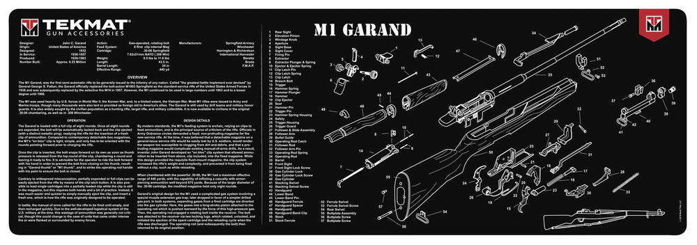 TekMat Long Gun Cleaning Mat M1 Garan