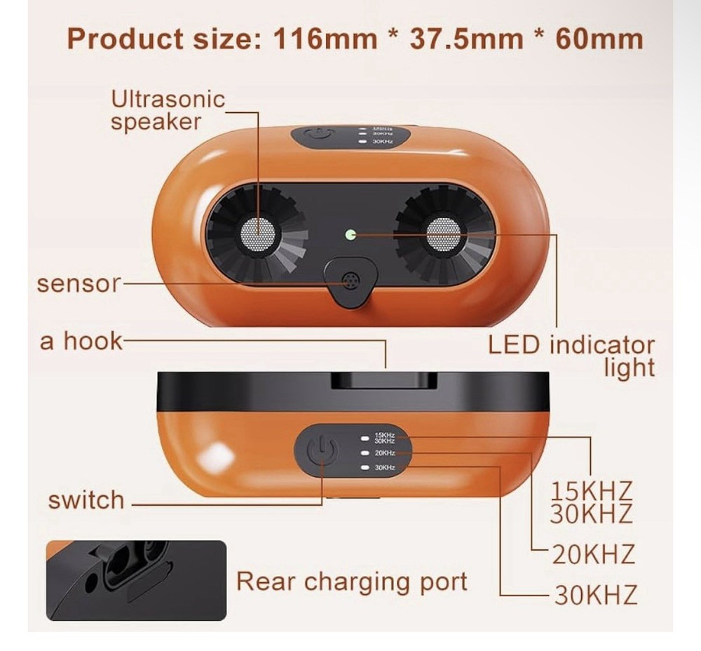 Bsemax Anti Bark Device | 3 Modes | 50ft Range Rechargeable Dog Bark Control