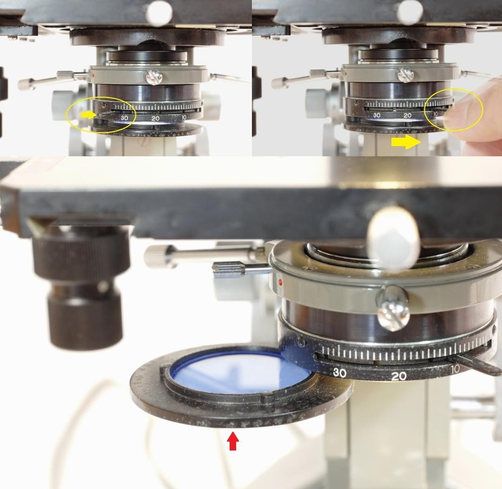 microscope antique collectible Olympus' "EHS" microscope