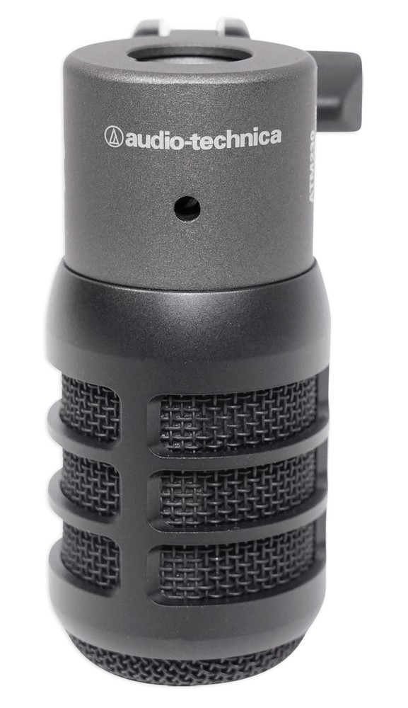 Audio Technica ATM230 Hypercardioid Dynamic Instrument Microphone Drum Mic+Mount
