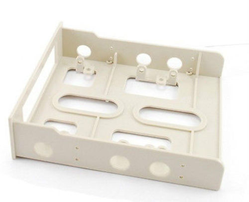 3.5" Device Bracket for 5.25" Bay, Biege Plastic MK-006