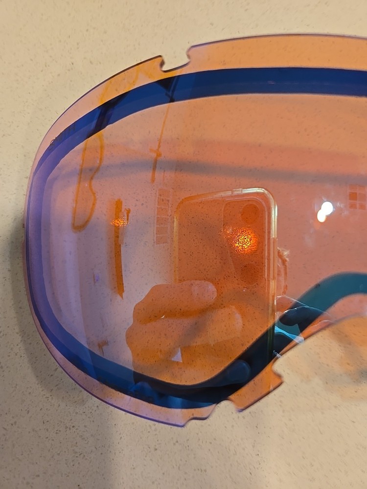 Smith I/O S Chromapop Storm Blue Sensor Goggle Replacement Lens Used Low Light