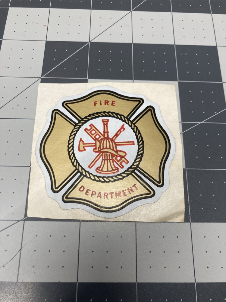 Generic Fire Department Window Decal