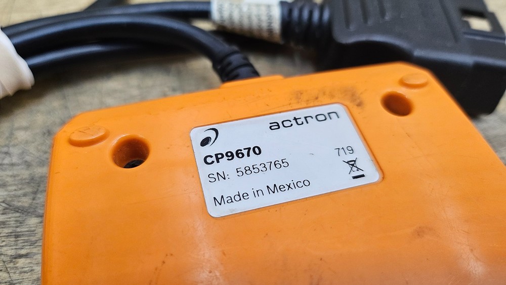 Actron CP9670 AutoScanner Diagnostic Tool Live Data