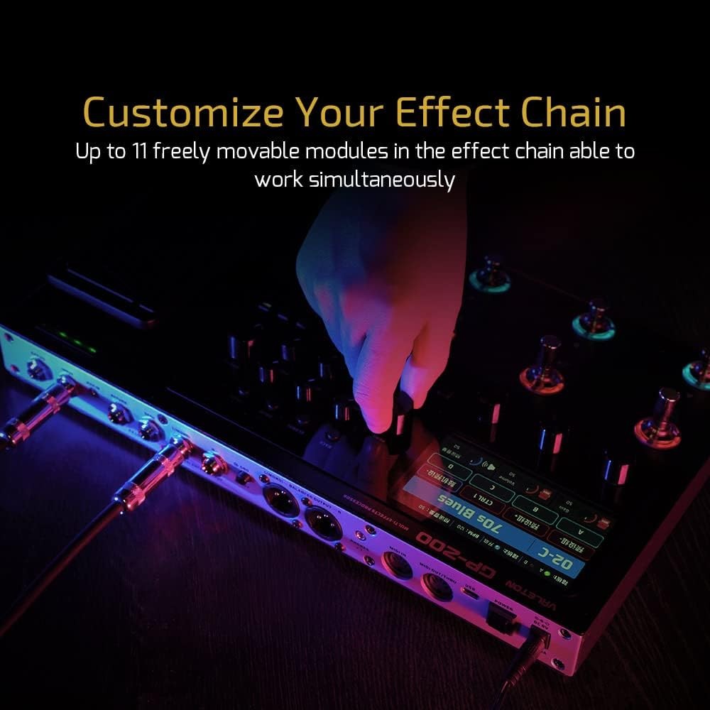 VALETON GP-200 Multi-Effects Guitar/Bass Pedal with Expression