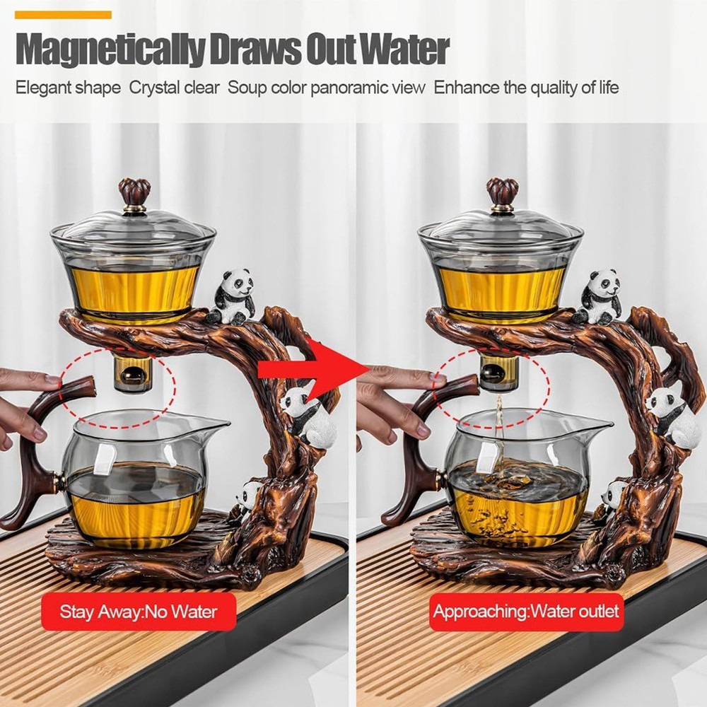 Magnetic Teapot Heat Resistant Semi Automatic Kettle Cute Teapot Drip Convenient