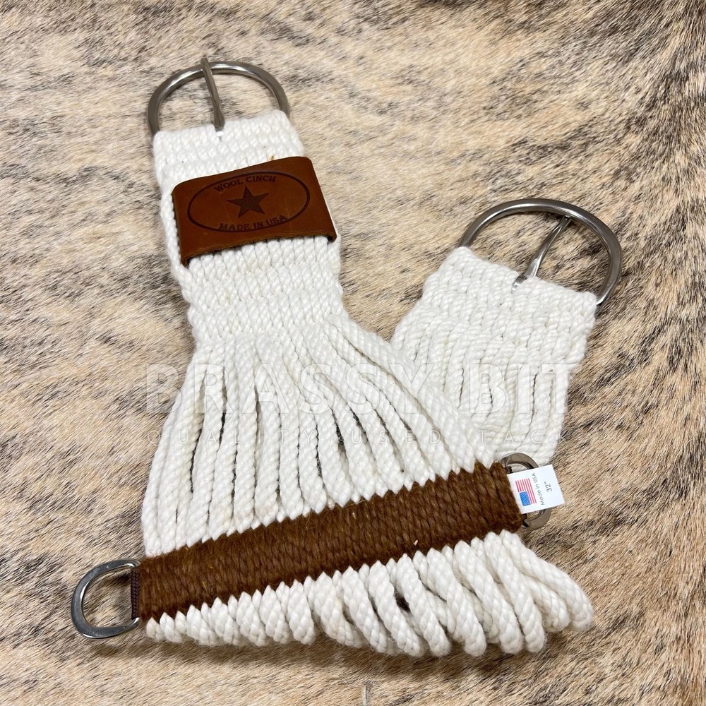 32" Mohair Wool Roper Cinch