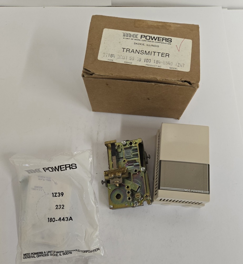 MCC POWERS TEMPERATURE TRANSMITTER TT184. 840340.