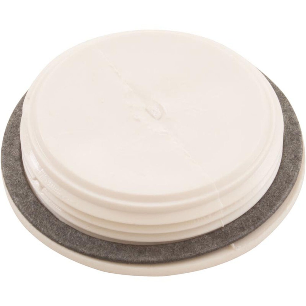 Flush Plug 1 1/2"With Gasket - White