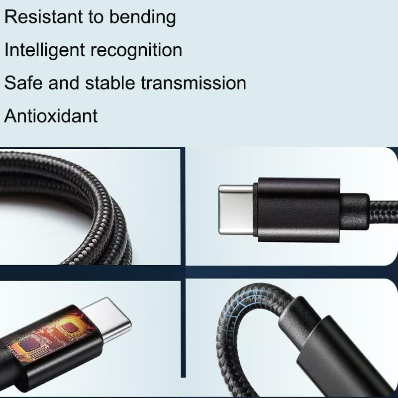 2 Pack 6.6FT PS5 Controller Charger Cable, USB C to C Data Cord Sync...