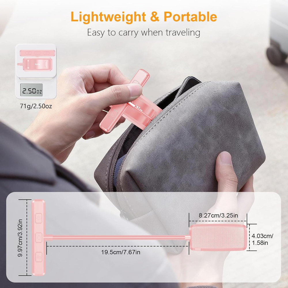 19 LED Rechargeable Book Light for Reading in Bed with Memory Function- Eye Cari
