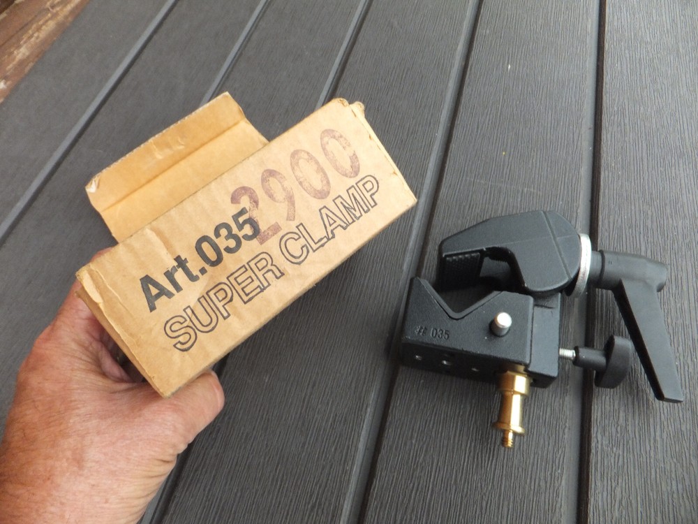 Bogen 2900 Super Clamp Art. 035 W/ Standard Stud - Lighting Support