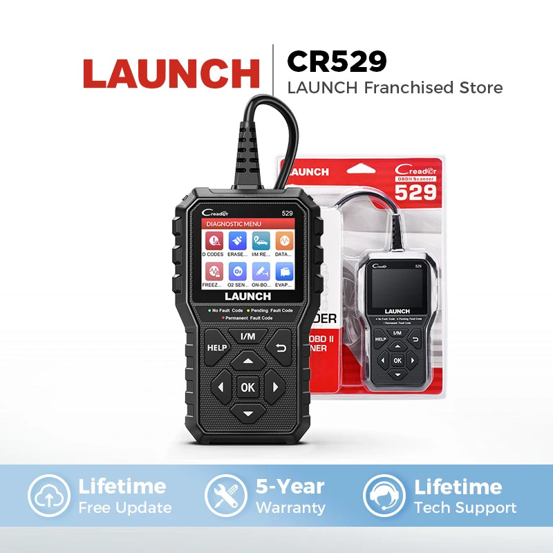LAUNCH Creader 529 CR529 OBD2 Scanner Automotive Diagnostic Tools OBDII Code Rea