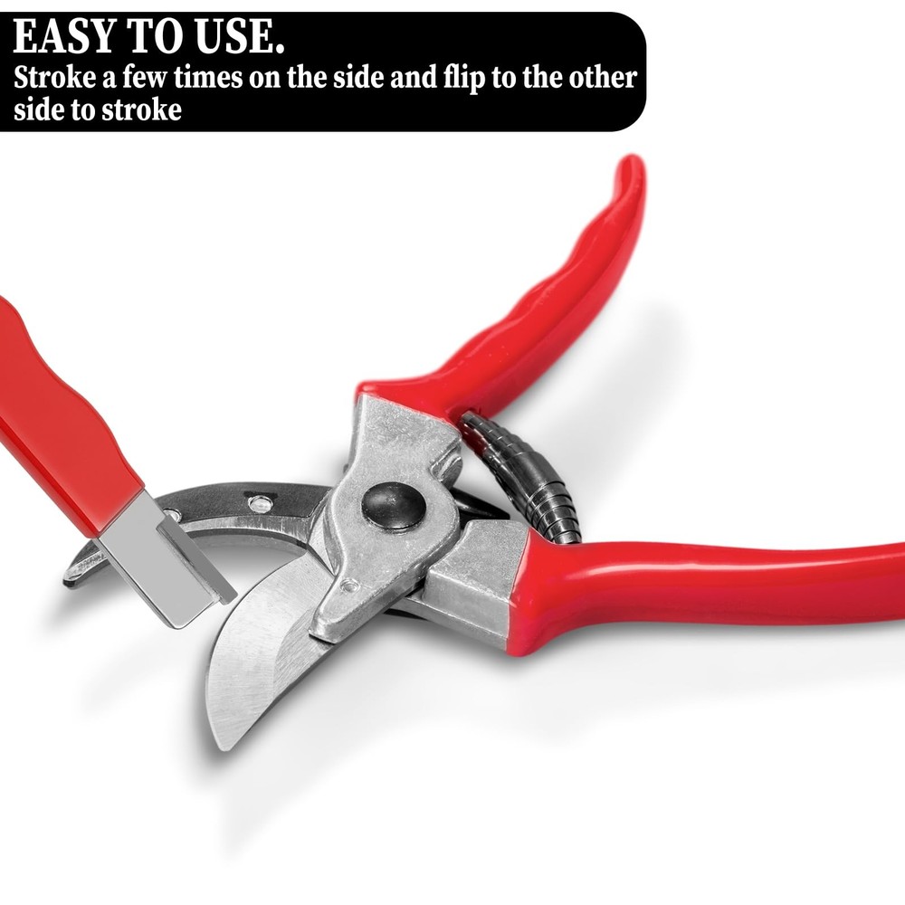 2Pcs Garden Tool Blade Sharpener, Pocket Blade Sharpener for Garden Tools Mul...