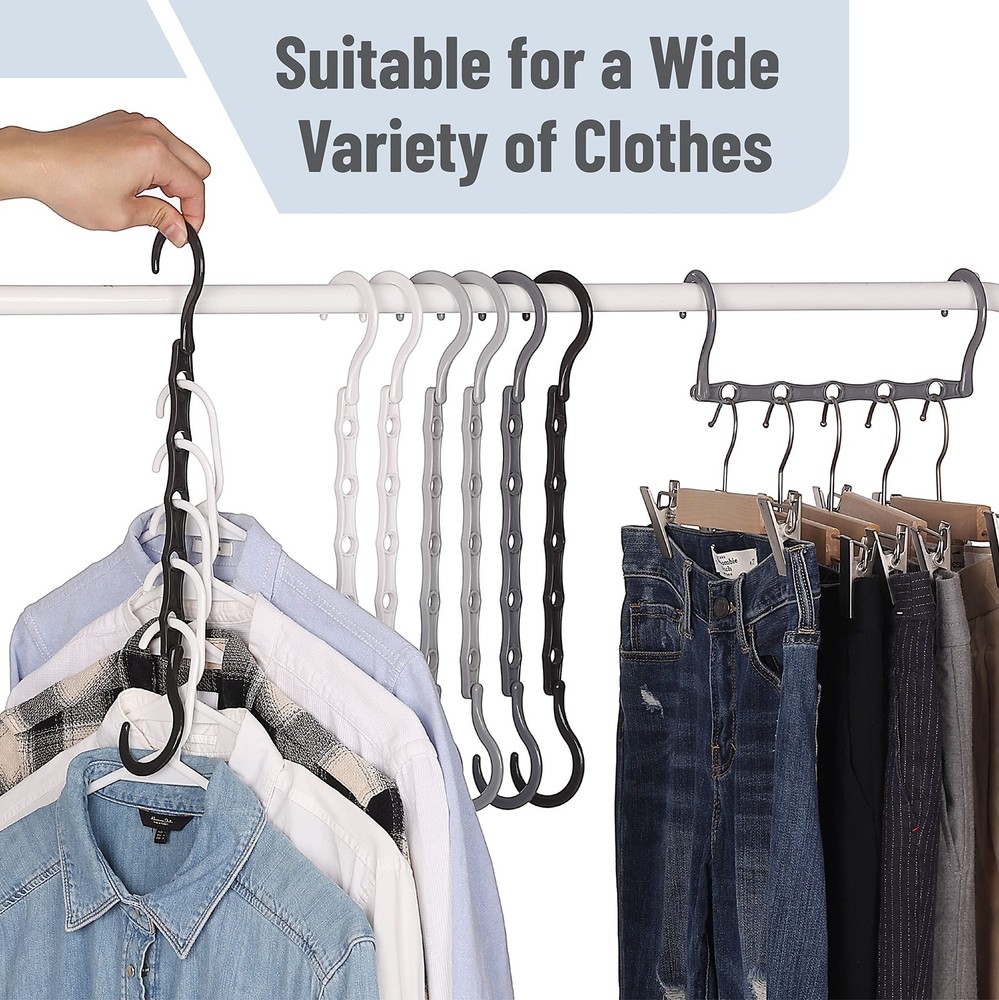 Mr. Pen Space Saving Hangers - 8 Pack Mixed Color 8 Pack, Colors