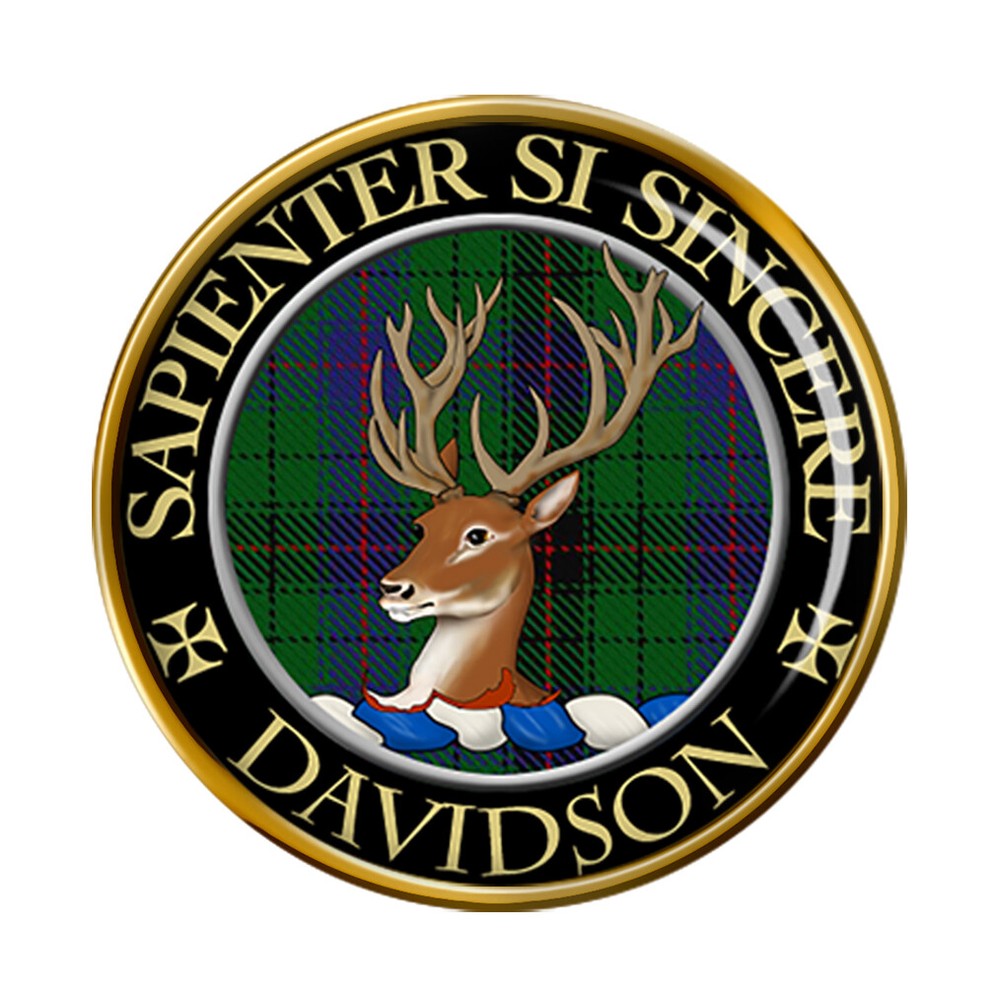 Davidson Scottish Clan Pin Badge