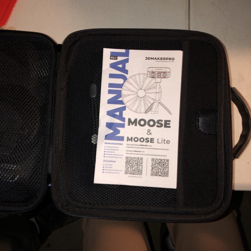 3DMakerpro Portable Moose 3D Scanner For 3D Printing 0.03mm Accuracy Scan