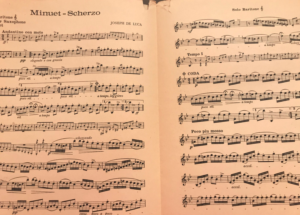 Vintage Rubank Advanced Method Saxophone Vol 1 Advanced Band Method 1940