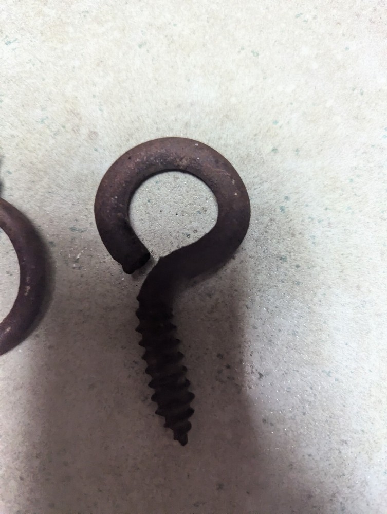 Lot Of 11 Rusty Old Hardware Pcs,Wrench,Hook,Loop,Ring, Handle,Latch,Primitive